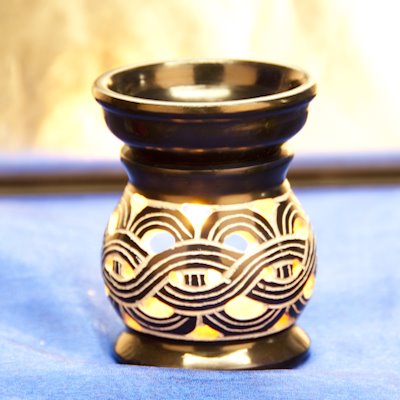 Aromalamp Celtic Knot, blauw