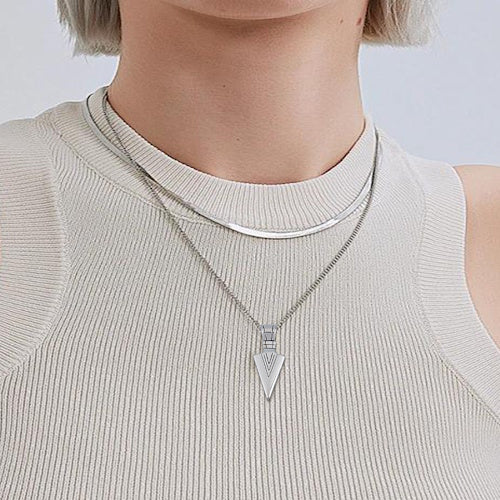 Pendel driehoekig, roestvrij staal