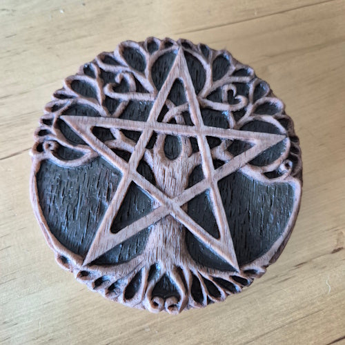 Pentagram / Tree of Life wandhanger