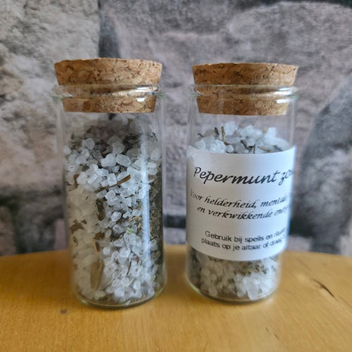 Pepermunt zout