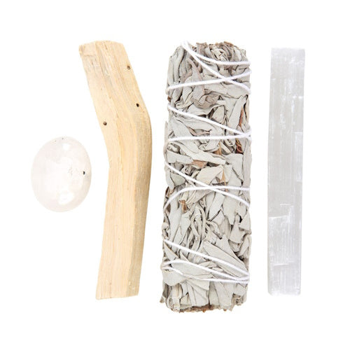 Smudge kit met Bergkristal
