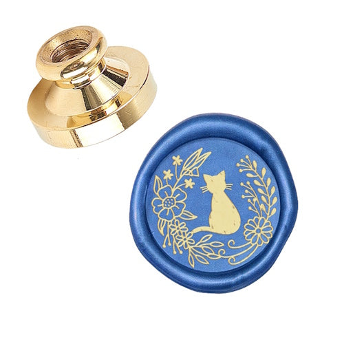Messing waszegel stempel - kat