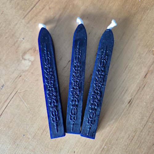 Zegellak met lont - Blauw
