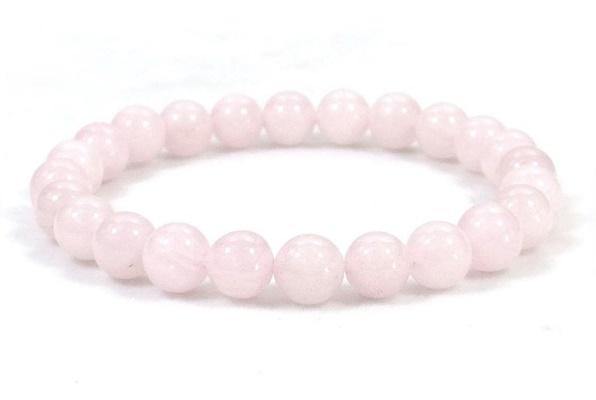 Armband Rozenkwarts 8mm