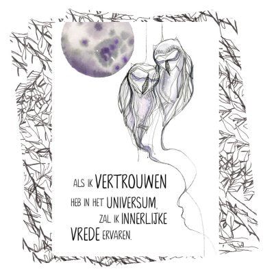 Het Universum staat achter je