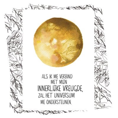 Het Universum staat achter je