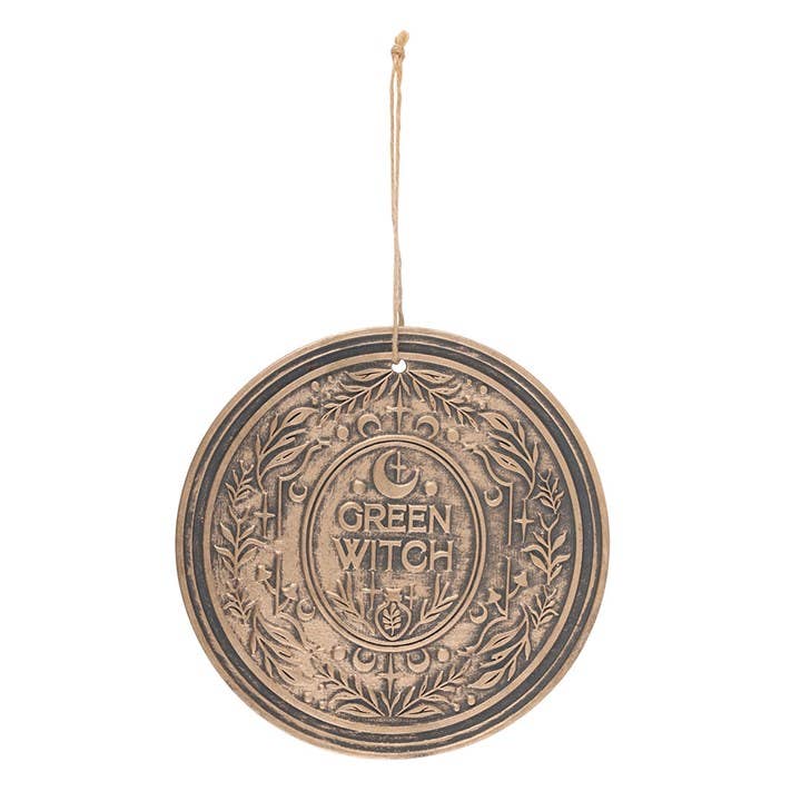 Green Witch Plaquette