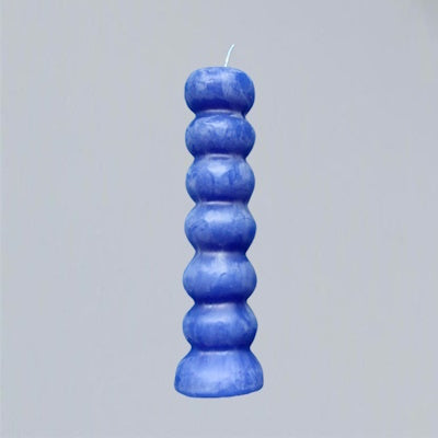 7 Knopen kaars - Blauw