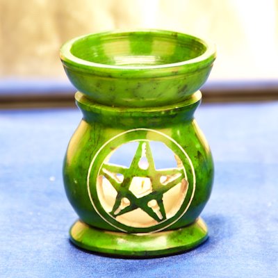 Aromalamp Pentagram, groen