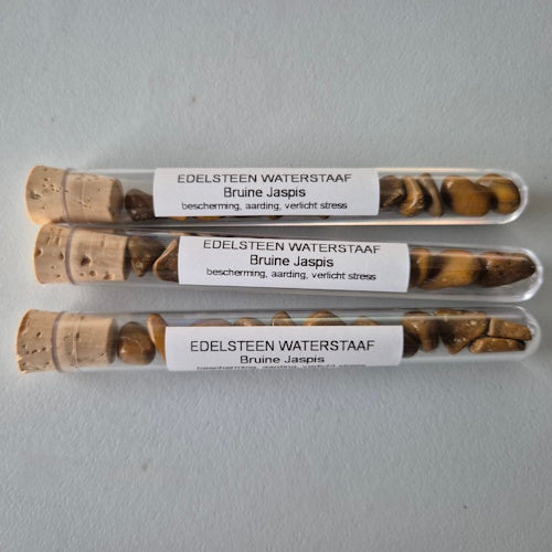 Bruine Jaspis edelsteen waterstaaf
