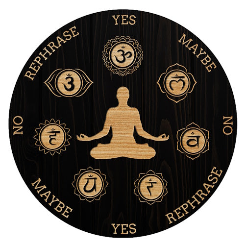 Houten Pendelbord Chakra
