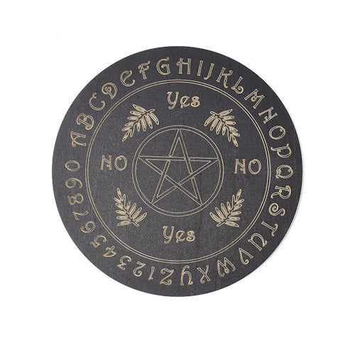 Houten Pendelbord Pentagram zwart