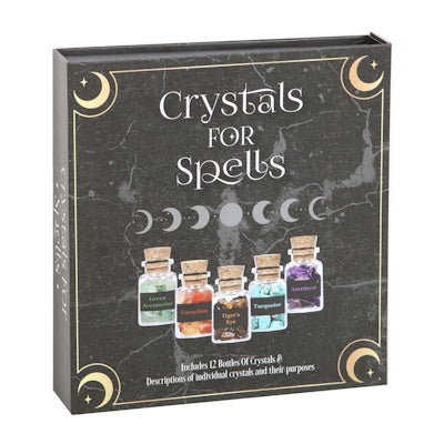 Spell flesjes met Kristallen cadeau set