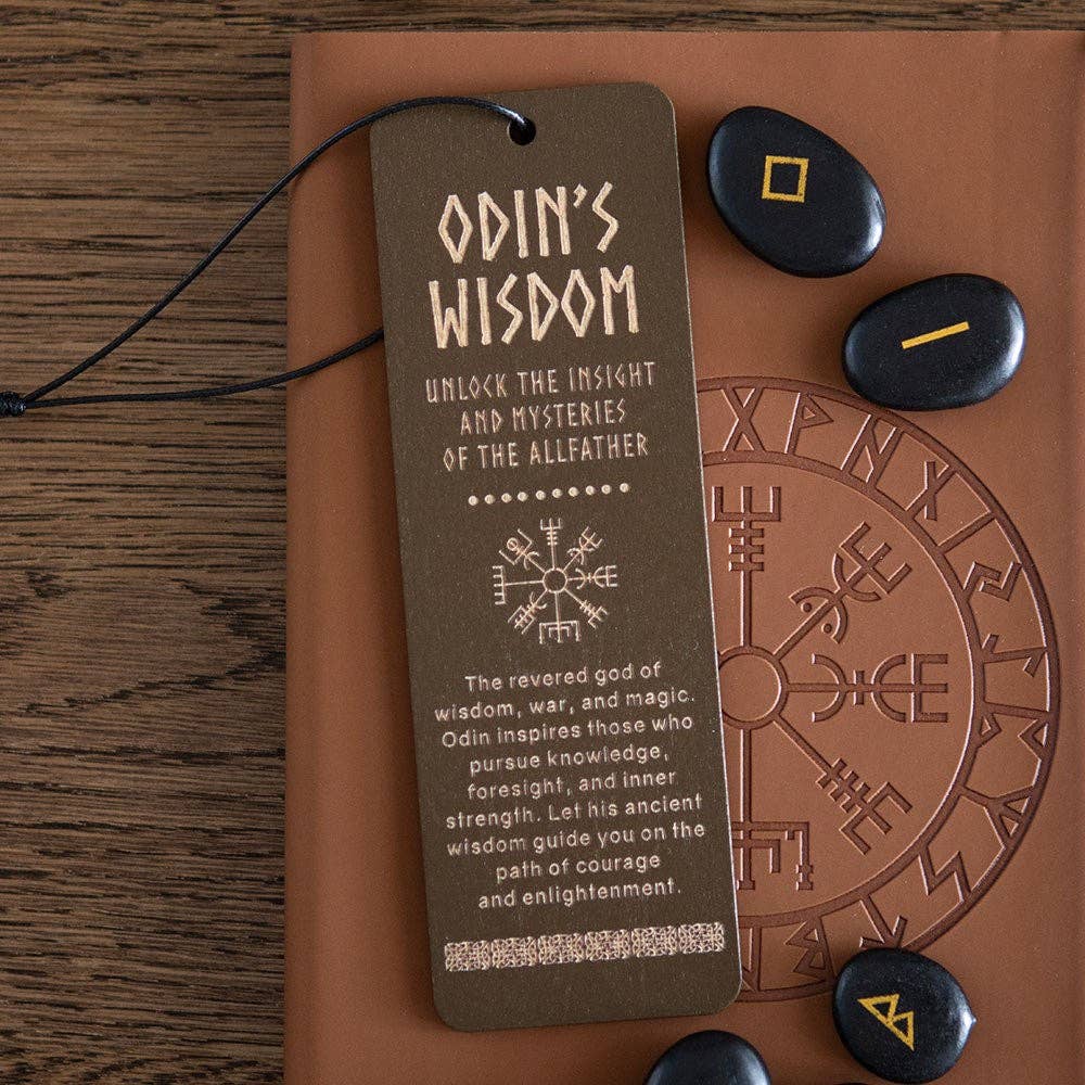 Odin's Wijsheid Houten Boekenlegger