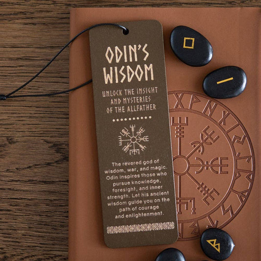 Odin's Wijsheid Houten Boekenlegger