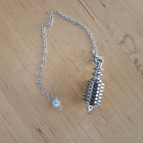 Pendel Spiraalvormig zilver