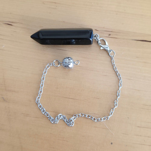 Pendel Zwart Obsidiaan, kogelvormig