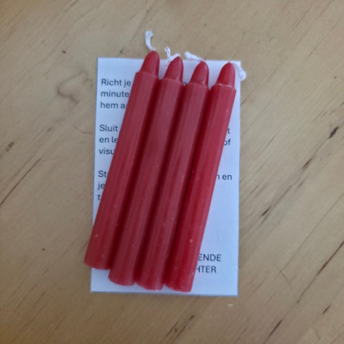 Spell kaarsen Rood