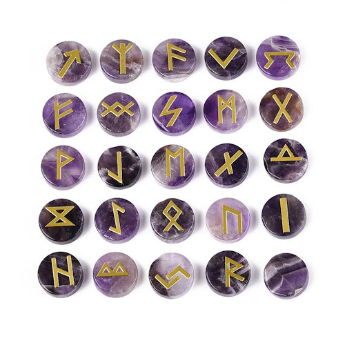 Runenset van Amethist