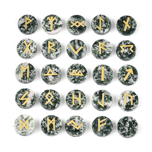 Runenset van Geen Spot Jaspis