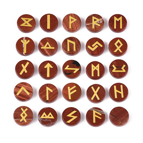 Runenset van Rode Jaspis