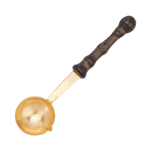 Smeltlepel voor zegelwas, messing