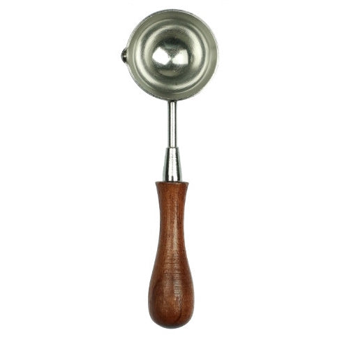 Smeltlepel voor zegelwax, staal