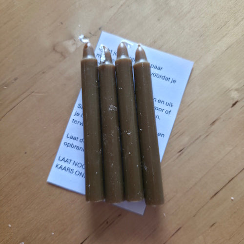 Spellkaarsen Bruin
