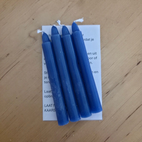Spell kaarsen Donkerblauw