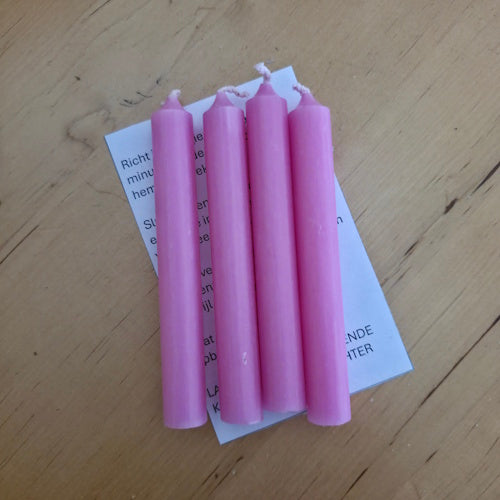 Spell kaarsen Roze