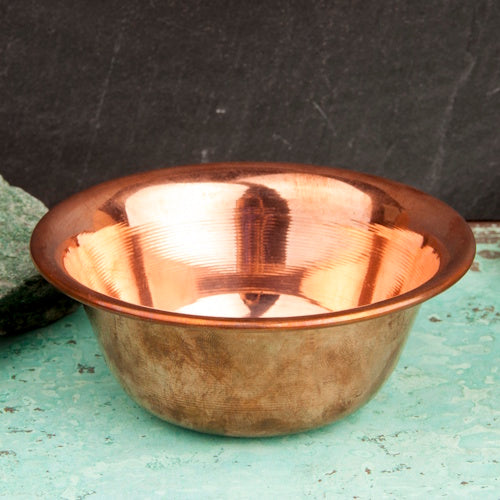 Koperen schaal