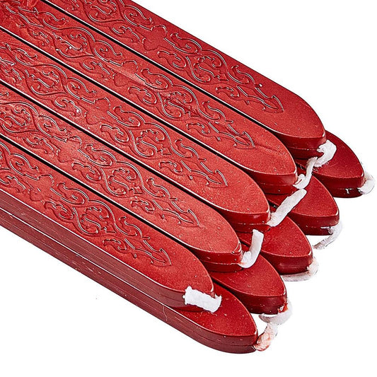 Zegellak met lont - Donker Rood