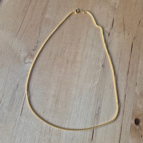 Goudkleurige ketting 45cm