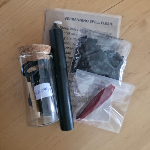 Verbannings Spell flesje pakket