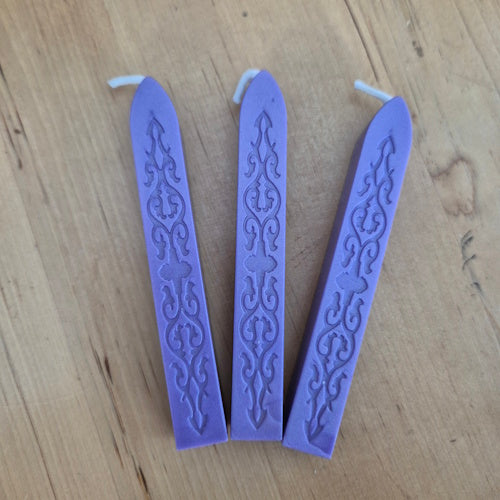Zegellak met lont - Indigo