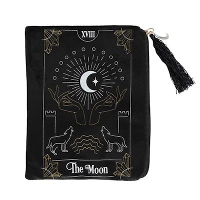 Zak met ritssluiting - Moon tarotkaart