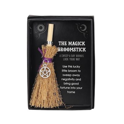 Mini Magick Broomstick - Pentagram