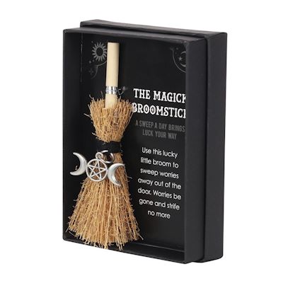 Mini Magick Broomstick - Triple Moon