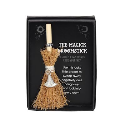 Mini Magick Broomstick - Witch Hat