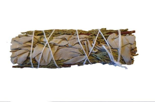 Witte Salie & Jeneverbes smudge 10cm 